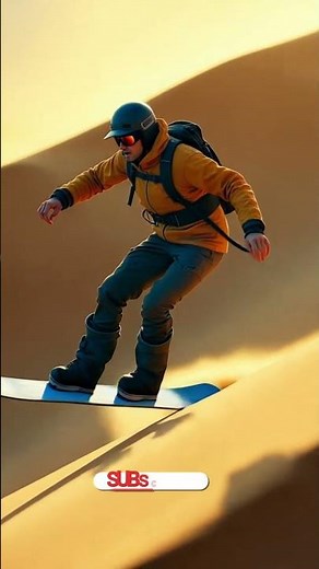 Sandstorm Descent | Extreme Snowboarding in the Desert Fury