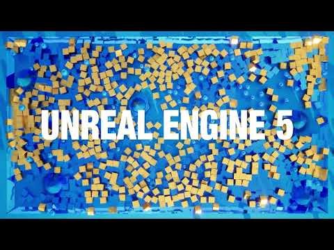 Unreal Engine 5 Physics Constraint - BLUE CUBES ONLY