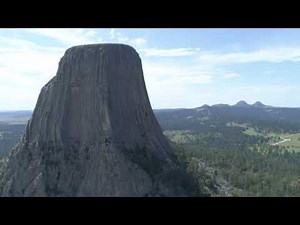 Devils Tower Wyoming Drone Footage