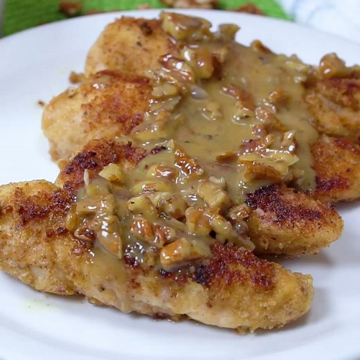 345K views · 212 reactions | BOURBON PECAN CHICKEN is covered in a lick your plate clean sauce. The flavor of bourbon and pecans plus dijon mustard and honey combine to make a fantastically delicious meal. Printable Recipe: https://spicysouthernkitchen.com/bourbon-pecan-chicken/ | Spicy Southern Kitchen | Facebook