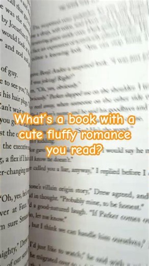 What’s a book with a cute fluffy romance you liked? #booktube #bookrecommendations #booktok