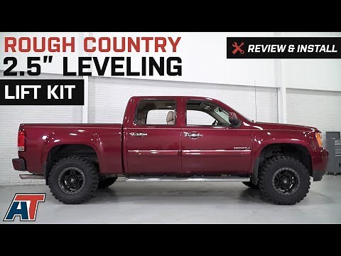2007-2018 Sierra Rough Country 2.5" Leveling Lift Kit Review & Install