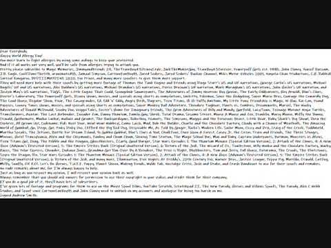 My Happy World Allergy Day Message Video To Everybody Else