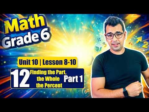 Exploring Percent | Math Grade 6 - Unit 10 Lesson 8-10 (Part 1) | Al-Moasser Explanation and Solu...