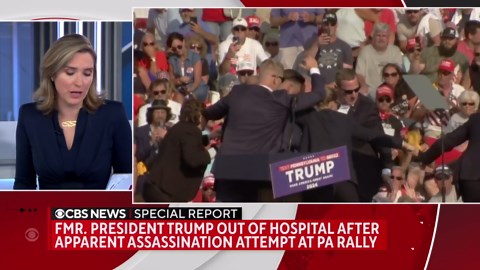 Trump released from hospital after shooting