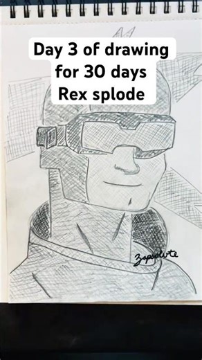 Drawing for 30 Days | Rex Splode #invincibleseason4 #drawing #rexsplode
