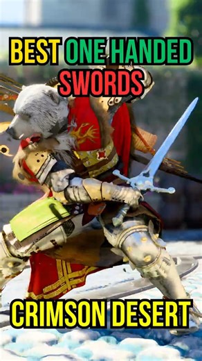 Top 7 Best One Handed Swords in Crimson Desert #crimsondesert #gaming #shorts