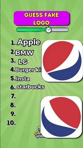 CAN YOU SPOT THE REAL LOGO? 🏆 Top or Bottom?