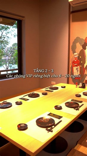 Bạn đang tìm một nhà hàng Nhật có phòng riêng tại Bắc Ninh cho nhóm 6 - 20 người?