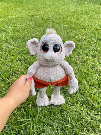 Crochet Pattern - Gronk the Troll - Etsy