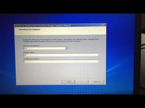 Capture an Image with Windows Deployment Services in WinPE