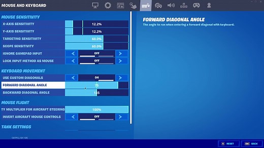 How to Change Your Wooting % to an Angle in Fortnite