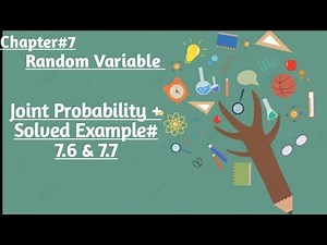 Joint Probability+Solved Example#7.6 to 7.7 By Sher Muhammad Chaudhry |Chapter#7 |Random Variables