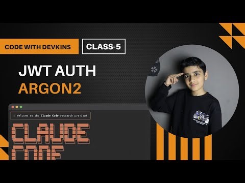 JWT Authentication | Hashing Passwords using Argon2