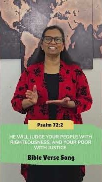 Righteous Judge (Psalm 72:2) | Action Songs for Kids | Memory Verse Songs