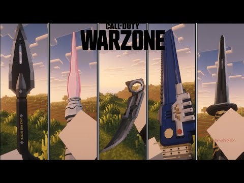 Call Of Duty Warzone Melee Pack Mods For Minecraft Java 1.20.1