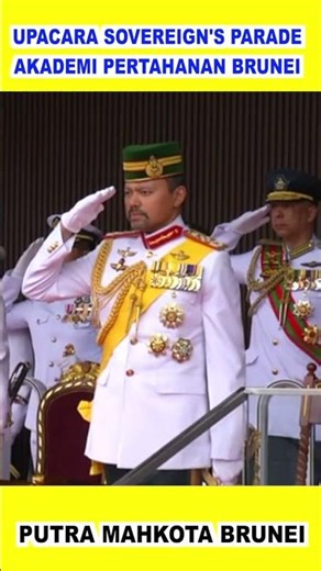 Crown Prince of Brunei to Sovereign's Ceremony
