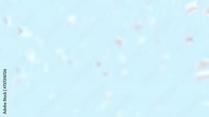 Explosion of down pillows and feathers