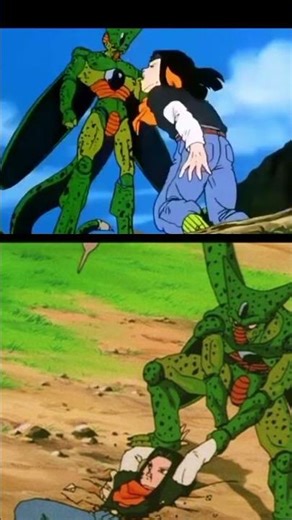 Cell destroys Android 17 - It's almost pitiful.