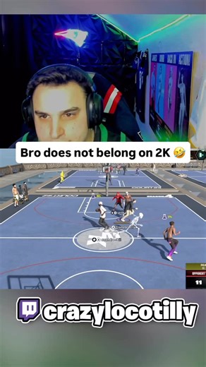 Tilly on Instagram: "LET IT RAIN! 🤣🏀 • #reels #nba #2k26 #basketball #tillystreams"