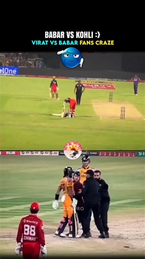 Babar Azam vs Virat Kohli Fans CRAZE 🥶🔥 #babarazam