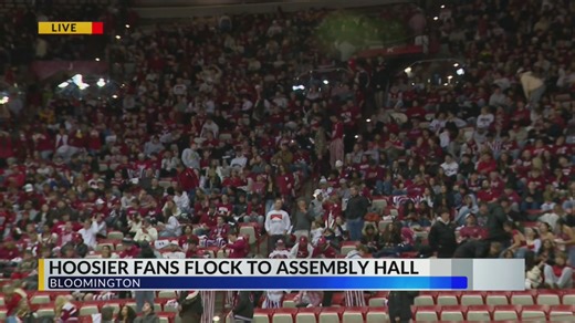 Assembly Hall fills up with IU fans as watch party kicks off