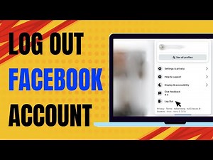 How to Logout Facebook Account on Laptop/Computer/PC