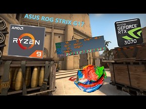 ASUS ROG STRIX G17(2021) RTX 3070, Ryzen 9 5900HX CS:GO