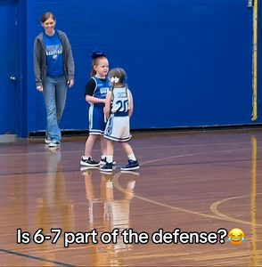 My 4 year old granddaughter making her own defensive plays! 6-7! 😂 #basketball #kids #baller #67 #basketballtime | Sondra Reed