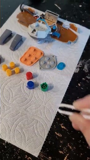 remember to clean your controllers! #n64 #nintendo #retrogaming #controller #cleaning #satisfying