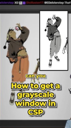How to get a grayscale window of your canvas in CSP