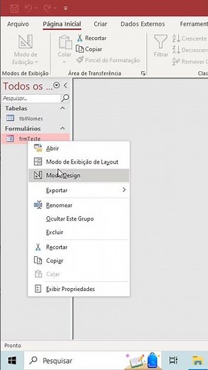 Como Ocultar o Painel De Navegacao do Access