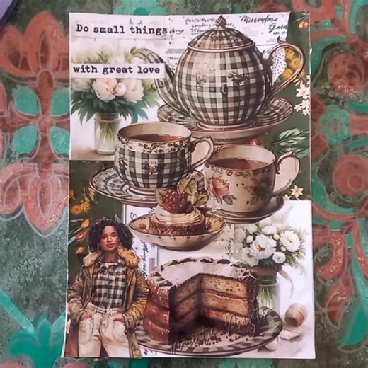 Aesthetic journal💚 💚 #scrapbooking #journaling #aesthetic #shortsfeed #shorts