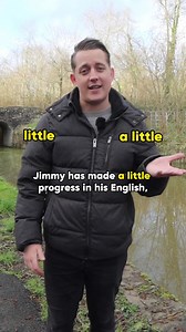 Little vs A little 'Little' and 'a little' are almost the same. One has a postive meaning and the other has a negative meaning. "He has made little progress" = Negative. He probably hasn't tried very hard. "He has made a little progress" = Positive. He is trying his best. Both sentences mean the same amount of progress. It's all about the way you view it! #englishteacher #learnonline #englishtips | English with Rhys