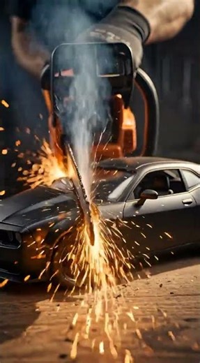 Challenger Toy Destroyed by Chainsaw 🔥