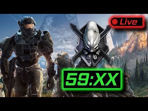Halo Reach Legendary Speedruns | Prep for !Relay Race | The Road to Sub 1 Hour ON PAUSE at 1:01:23