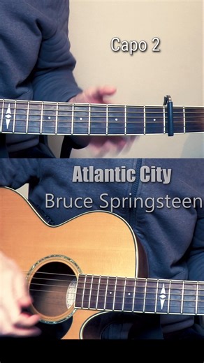 6.1K views · 47 reactions | Atlantic City (Bruce Springsteen) #guitar #tutorial | Ipsaous | Facebook