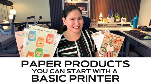 Paper Products You Can Do with Simple Tools and a Basic Printer.✂🖨 #gracefulhomeschooling #gracefulhomeschoolingplus #paperstoprofits #KumitaHabangNasaBahay #printingbusiness #mompreneur #Homepreneur | Graceful Homeschooling