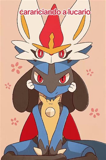 acariciando a lucario #cinderace #pokemoncinderace🐰🔥 #furry #pokemon #zorritocinderace