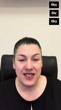 How to Pronounce the Greek Letter Θ (θήτα) with Vowels | Greek Pronunciation Lesson