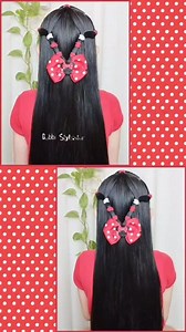 254 reactions · 38 shares | "Too cute! This Minnie Mouse-themed hairstyle is the perfect blend of playful and chic. ‼️✨ | Gabbi Stylestar | Facebook