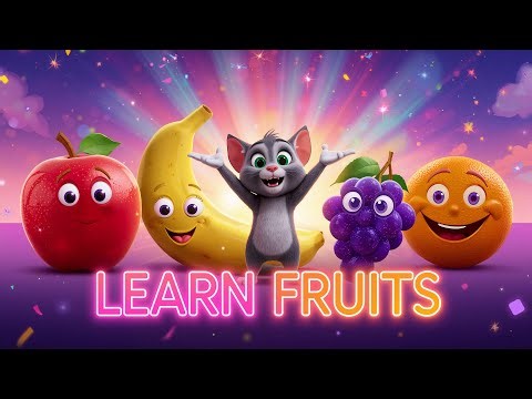 Learn Fruits 🍎🍌 | Fun Animated Fruits for Kids | Easy Learning by Sagar Edukids