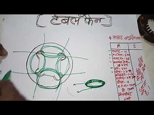 टेबल फैन बाइंडिंग, 4 स्लॉट, how to rebinding tebal fain in hindi