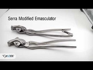 Serra Modified Emasculator | Equine Surgical Instruments | Vet Equipment | GerVetUSA Inc