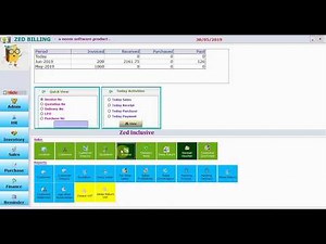 Zed Billing Software - a simple software for managing your business...
