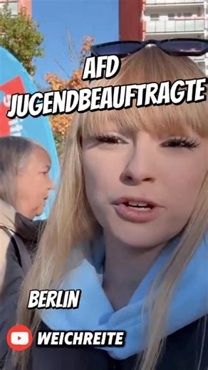 AFD JUGENDBEAUFTRAGTE Hier das ganze Video ⬇️ Afd Infostand Berlin & Antifa Gegendemo 18.10.25 ⏭️⏭️ https://youtu.be/c2O2b8yiFOA #weichreitetv #freierjournalismus #afdinfostand #Berlin #18102025 #Antifa #gegendemo #afdjugend | Weichreite TV