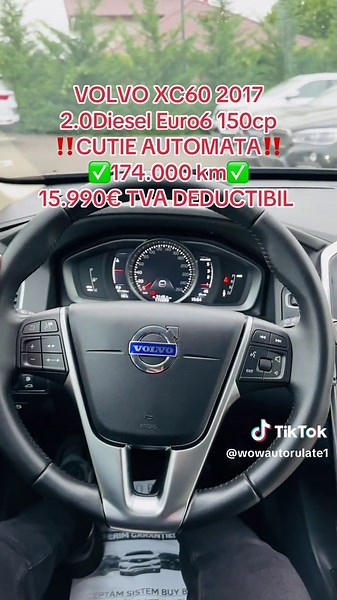 VOLVO XC60 2017: Oferta Imbatabilă la 15.990€
