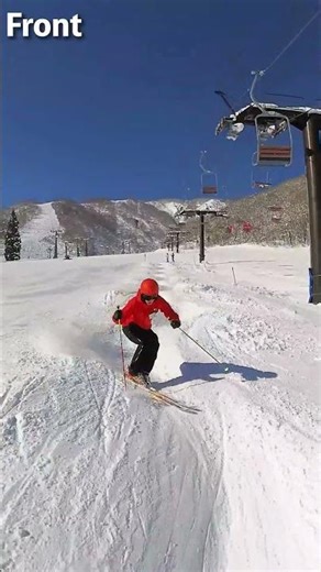 【コブ上達のコツ】バンク部にトップが当たるまでターンを待つべし #コブ #ski #コブの極意 #skiing #コブの極意 #コブの滑り方 #コブの滑り方 #コブレッスン