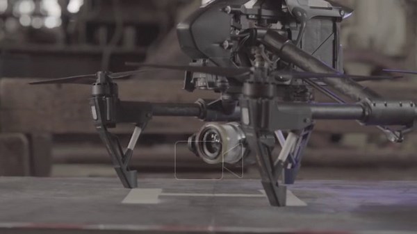 The drone quadrocopter during filming. Filmmaking. Shooting Stock Video Footage - Alamy