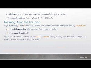 Understanding the for x, u in enumerate(...) Syntax in Python